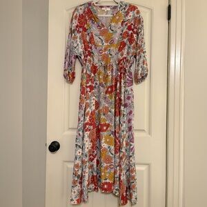 Entro Floral Maxi Dress